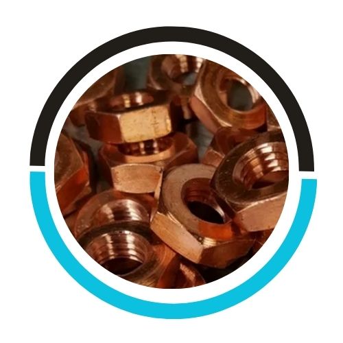 Aluminum Bronze C64200 Industrial Heavy Hexagon Nuts in UAE